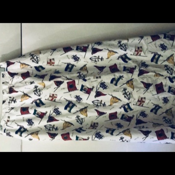 Cottage Tailor World Flags Skirt size 8 Orig Owner Summer - Picture 10 of 16